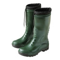 Botas goma altas verdes de invierno