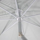 Sombrilla Playa Aluminio Extra Grande Ø 220 cm. Con Protección UV, Cuspide Anti Viento, Mastil Aluminio con Mango y Espiral
