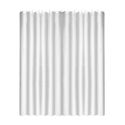 Cortina Ducha Tela Blanca 180x200 cm.