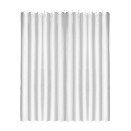 Cortina Ducha Tela Blanca 180x200 cm.