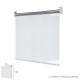 Mampara Cortina Enrollable PVC Transparente, Medidas 70 x 150 cm. Cadena Lado Izquierdo