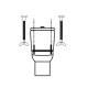 Kit Fiajcion Sanitario Cisterna / Inodo 6x90 (2 Piezas)