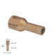 Corona Diamante Para Amoladora Ø 14 mm. Conexión Rosca M14. Corte Seco