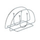 Servilletero Mesa,  Acero Cromado Forma Semicircular Vertical
