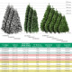 Arbol De Navidad Nevado 210 cm. 1106 Ramas. Hojas De Pvc Con Nieve Artifical