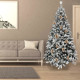 Arbol De Navidad Nevado 240 cm. 1500 Ramas. Hojas De Pvc Con Nieve Artifical