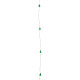 Guirnalda Luces Navidad Arboles 20 Leds Color Verde. Luz navidad interiores IP20 A Pilas 3AA (No Incluida)