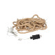 Guirnalda Luces Navidad Led Cuerda 100 Microled Blanco Calido Luz Navidad Interiores y Exteriores IP44