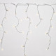 Guirnalda Luces Navidad Cortina 3x1 Metros 115 Leds Blanco Calido Luz Navidad Interiores y Exteriores Ip44. Cable Transparente.