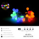 Guirnalda Luces Navidad Esfera 40 Leds Multicolor. Luz Navidad Interiores y Exteriores Ip44