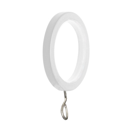 Anilla Zirconio Para Barras Ø 20 mm. Sin Silenciador Acabado Blanco (Blister 10 unidades)