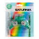 Adaptador Manguera Plastico 3/4 - 1" Hembra  con 2 tomas Blister