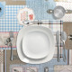 Mantel Hule Rectangular Menu Restaurante Impermeable Antimanchas PVC 140x250 cm.  Recortable Uso Interior y Exterior