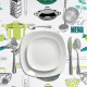 Mantel Hule Accesorios Cocina Impermeable Antimanchas PVC 140x250 cm.  Recortable Uso Interior y Exterior