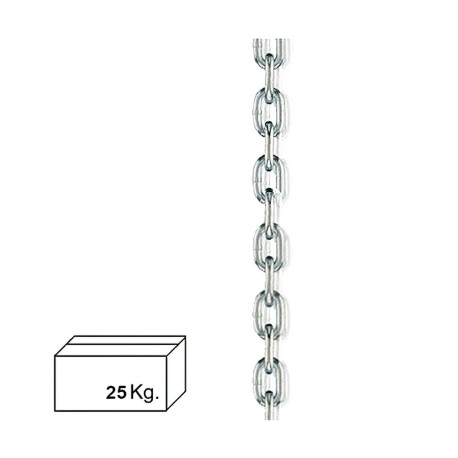 Cadena Zincada  3 mm. (Caja 25 kg.)
