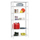 Modulo Estanteria Con 6 estantes 90x30x200 cm. Estateria con 6 Bateas. Pintado blanco.