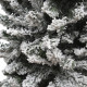 Arbol De Navidad 210 cm. Slim Nevado (estrecho) 972 Ramas PVC