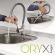 Grifo Monomando Fregadero Flexible Caño Alto, Grifo De Cocina Flexible Caño Alto.Cartucho ceramico Ø 35 mm.