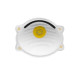 Mascarilla Respiratoria FFP1 Rigida Con Valvula (10 Unidades) Envasadas Individualmente