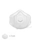 Mascarilla Respiratoria FFP3 Con Valvula (5 Unidades)