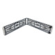 Banco Plegable Multifuncional, Portatil, Resistente,Multiusos 183x28x44 cm. Color Blanco