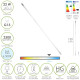 Tubo Led T8 150 cm. 22 Watt. Equivale A 150 Watt. 2300 Lumenes. Luz Fria 6500º K.