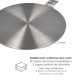 Adaptador Para Induccion / Vitroceramica Ø 23.5 cm. 3 Capas Acero Inoxidable / Aluminio