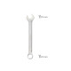 Llave Combinada Plus 22x22 Acero Cromo Vanadio DIN 3113. Llave Doble Boca, Llave Fija, Llave Estrella