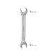 Llave Fija Plus Acero Cromo Vanadio 20x22 DIN 3110. Llave Fija, Llave Fija Doble