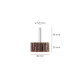 Abanico Lija Grano 40 Medida Ø 40 x 20 mm. Disco Abrasivo Laminas, Ruedas Mil Hojas, Ruedas Abrasiva