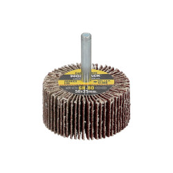 Abanico Lija Grano 80 Medida Ø 50 x 25 mm. Disco Abrasivo Laminas, Ruedas Mil Hojas, Ruedas Abrasiva