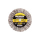 Abanico Lija Grano 80 Medida Ø 60 x 20 mm. Disco Abrasivo Laminas, Ruedas Mil Hojas, Ruedas Abrasiva