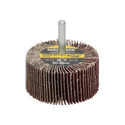 Abanico Lija Grano 40 Medida Ø 60 x 30 mm. Disco Abrasivo Laminas, Ruedas Mil Hojas, Ruedas Abrasiva