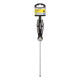 Destornillador Plano Vaciado Acero S2 Mango TPR Bimaterial. Medida 1,0 x Ø 5,0 x 150 mm.  DIN5265