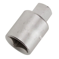 Adaptador Reductor  1/2" Hembra A 3/8" Macho Acero Cromo Vanadio, Aristas Redondas, Reductor Carraca,