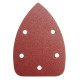 Lija Recambio Velcro Delta  140x100 mm. con agujeros grano 180 (10 Piezas)