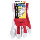 Guantes Piel / Lona Con Colgador 10" (Par)