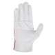 Guantes Piel / Lona Con Colgador 10" (Par)