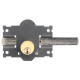 Cerrojo b-3 llave y pulsador pasador de 161mm cilindro redondo de 70mm