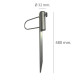 Pincho Para Sombrilla Acero 41 cm.