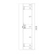 Cerradura Yale Seguridad 8922-fa/ylhs-6/80 Cerradero Corto.
