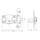 Cerrojo Fac 301-r/120-p