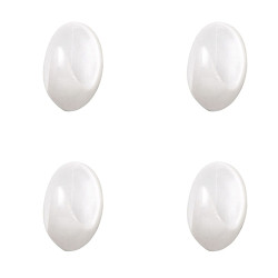 Colgador Oryx Blanco Pequeño (Blister 4 Unidades ) Adhesivo