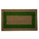 Felpudo Fibra Coco Raya Verde 45x75 cm.