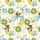 Mantel Antimanchas Hule Rollo 140 cm. x 20 metros Flores Color