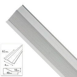 Tapajuntas Adhesivo Para Ceramica Metal Plata   82,0 cm.