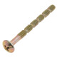 Tornillo Multicorte Para Tiradores M4x45 mm. (Caja 100 unidades). Bicromatado Cortable a 20 / 25 / 30 / 35 / 40 mm.