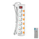 Base Multiple  6 Tomas Con Toma De Tierra Con 1 Interruptor General y 6 Independientes